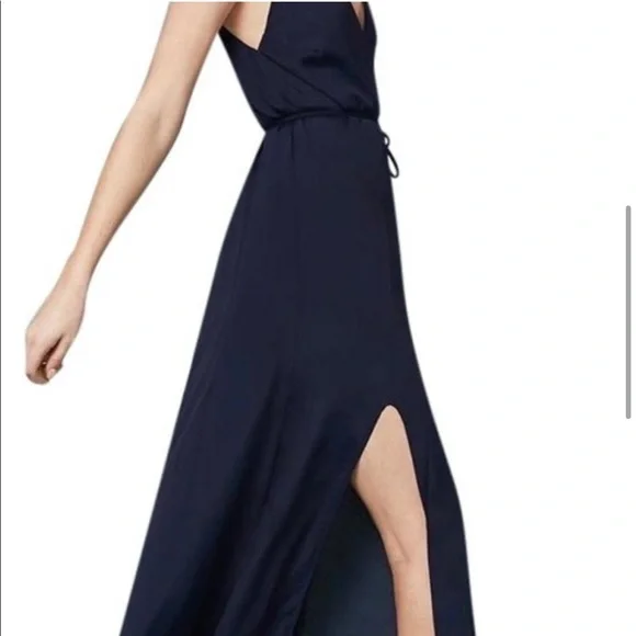 NWT Reformation Citrine dress in sapphire blue, xs - Picture 3 of 8